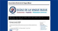 Desktop Screenshot of ecoledelavaguebleue.com